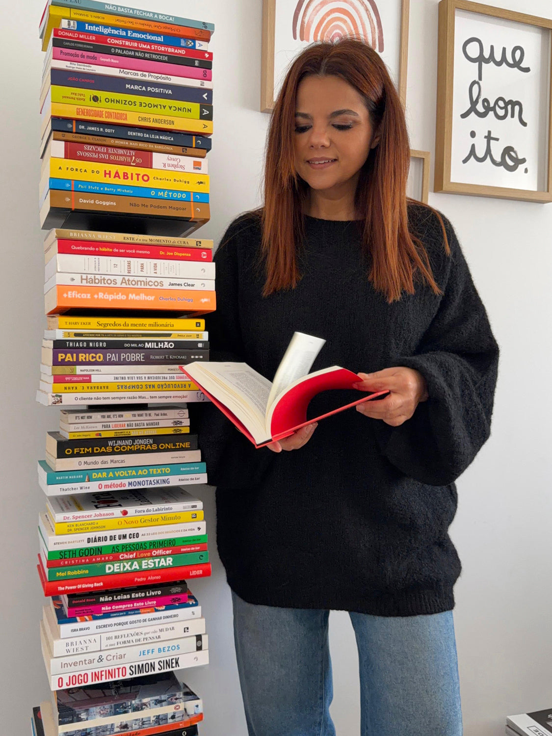 Caviar Knit Jumper Black