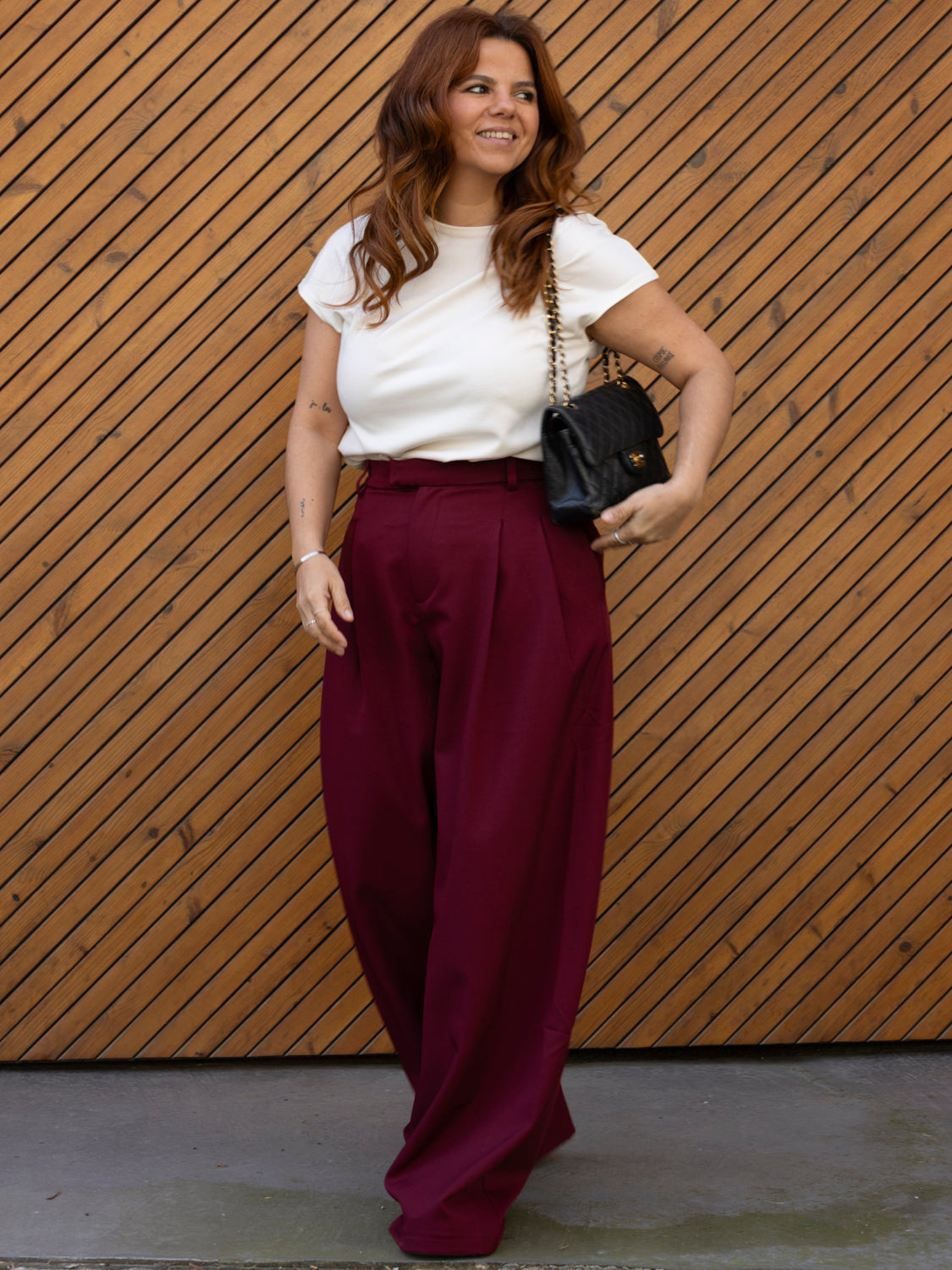 Penélope Trousers  Bordeaux