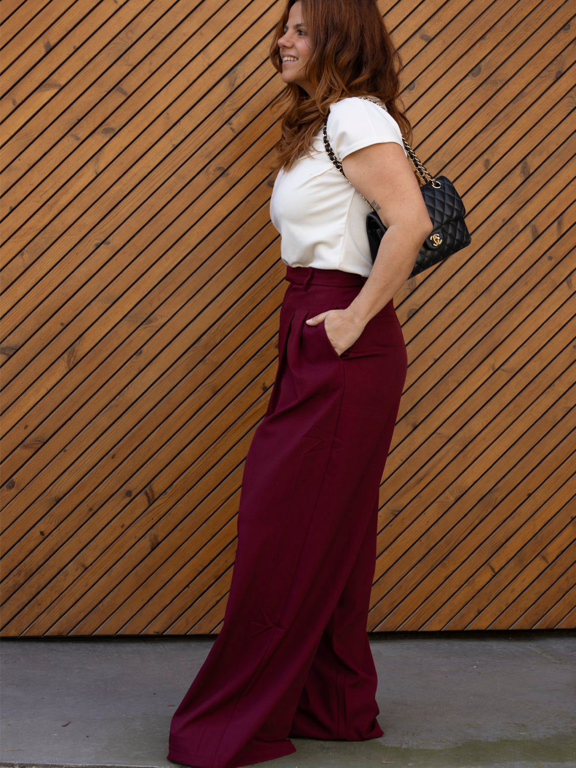 Penélope Trousers  Bordeaux
