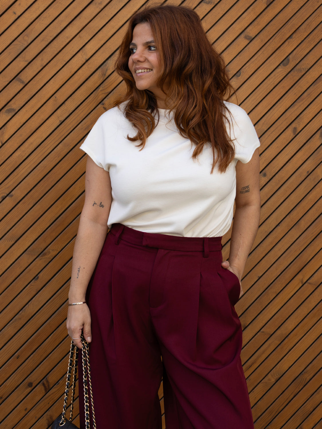 Penélope Trousers  Bordeaux