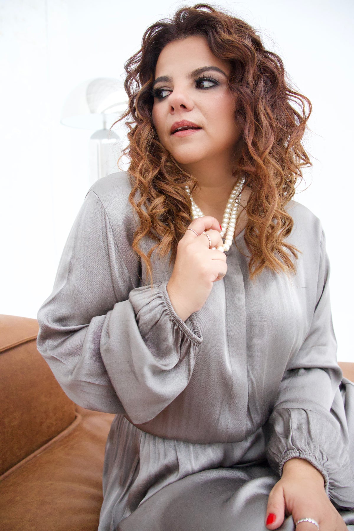 Champagne Dress Grey